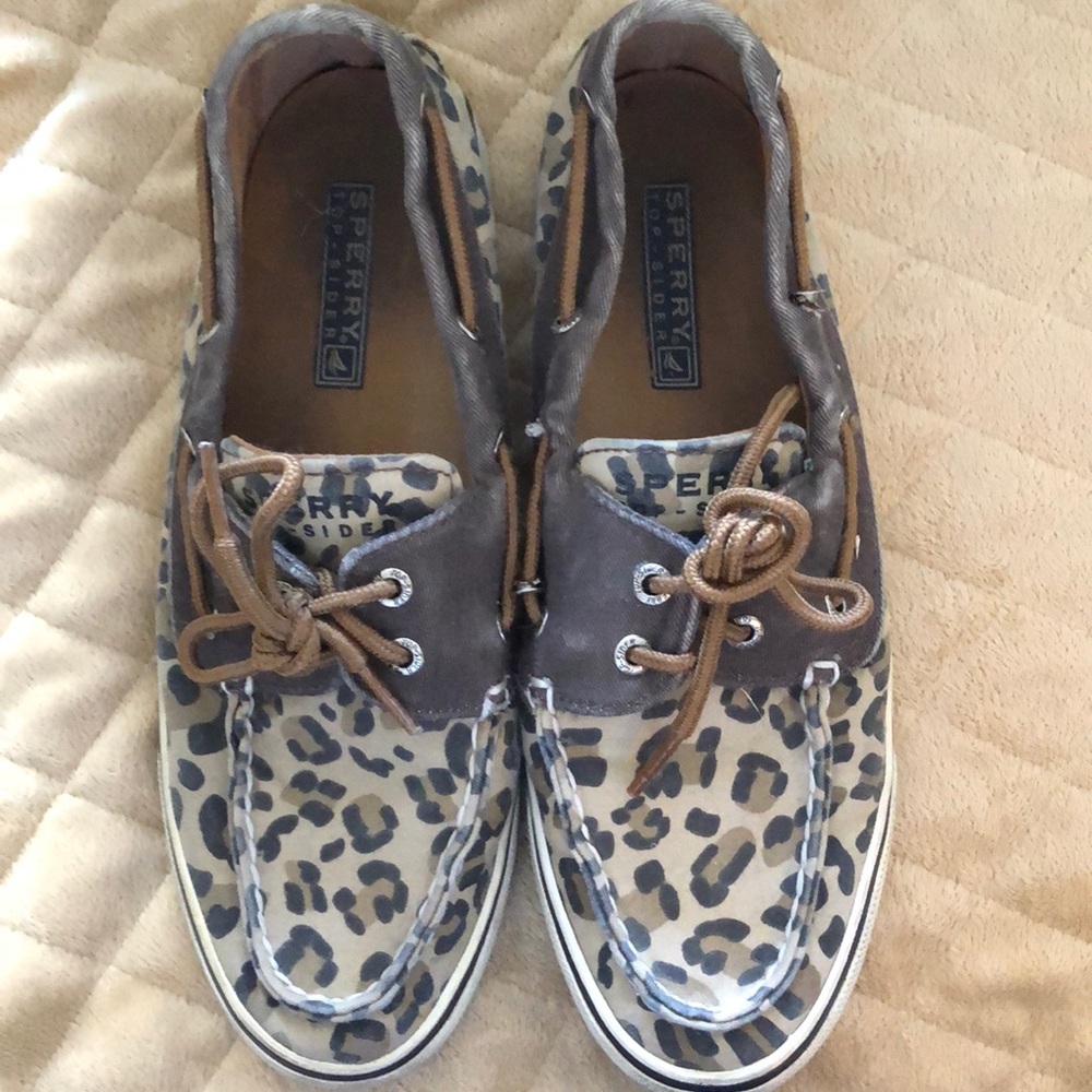 Leopard 🐆 Print SPERRY Top-Sider Size 7M